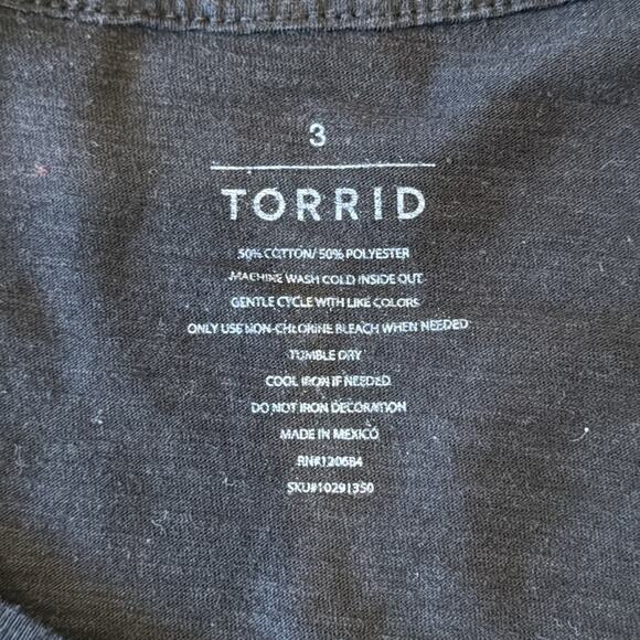 Bundle 2 Torrid T-Shirts Bundle of 2 Military Green Black Size 3X - Picture 16 of 16